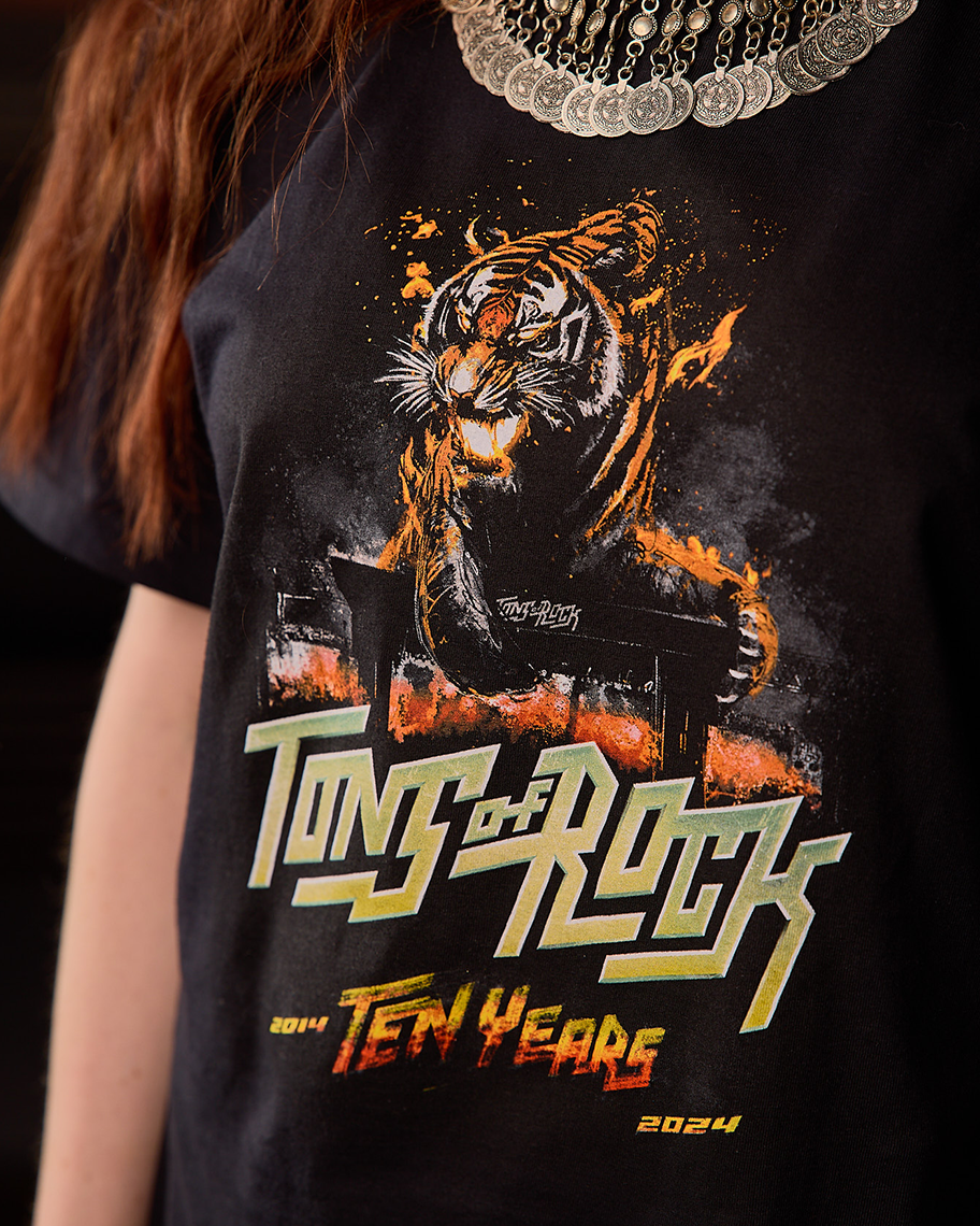 10-ÅRS TIGER T-SKJORTE