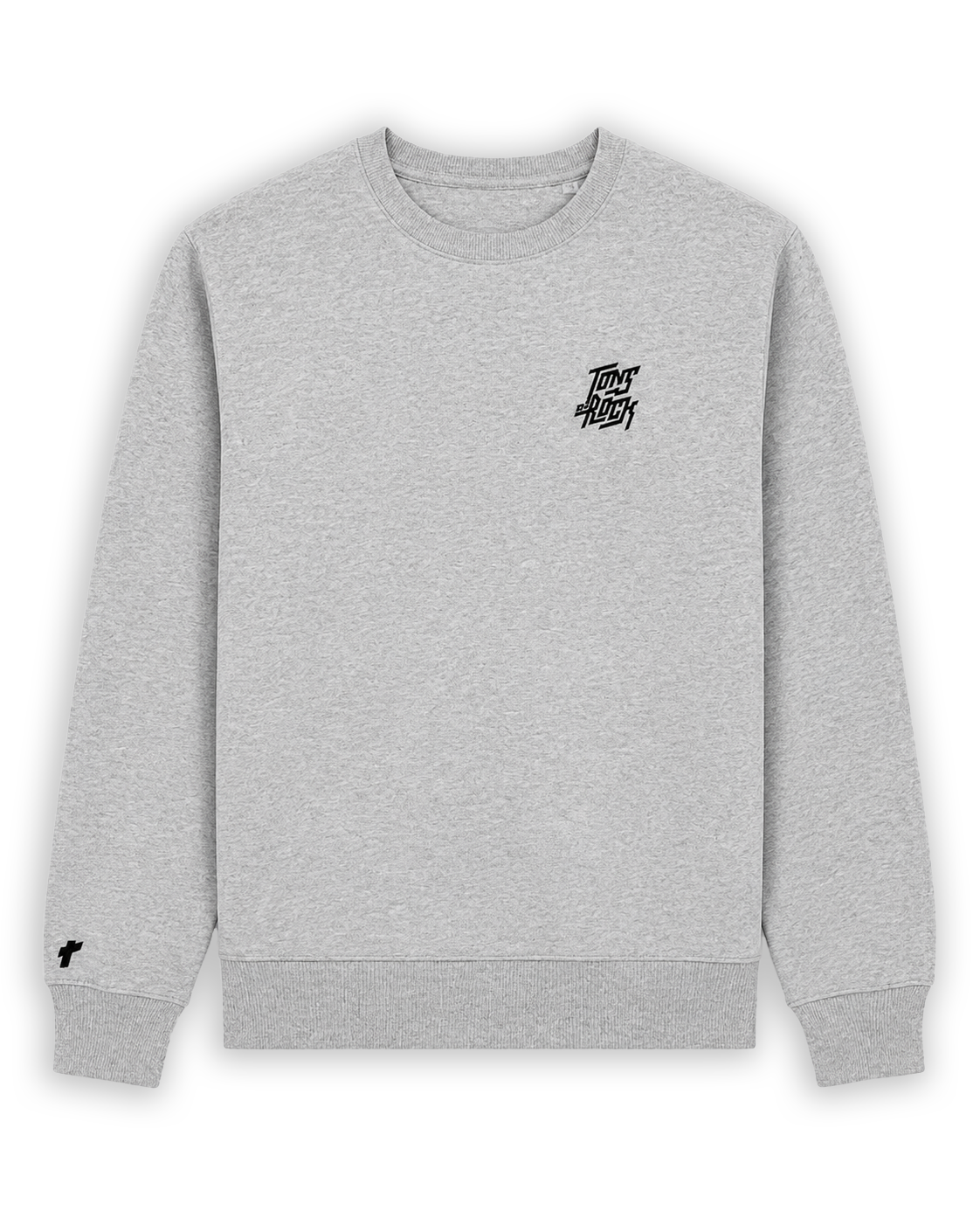 Collage Crewneck – Heather Grey