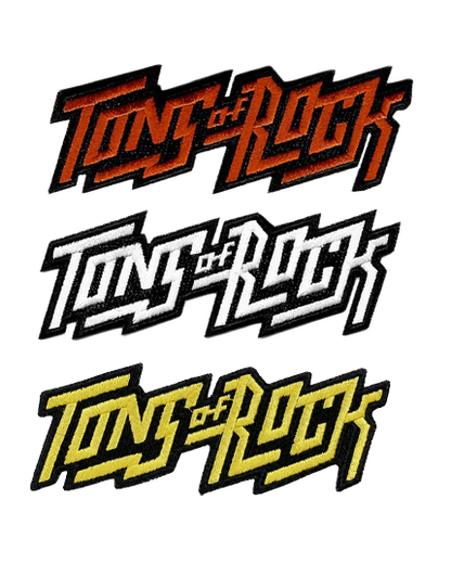 TONS OF ROCK PATCH - FORMSKÅRET LOGO