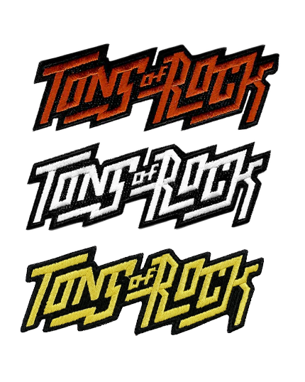 TONS OF ROCK PATCH - FORMSKÅRET LOGO