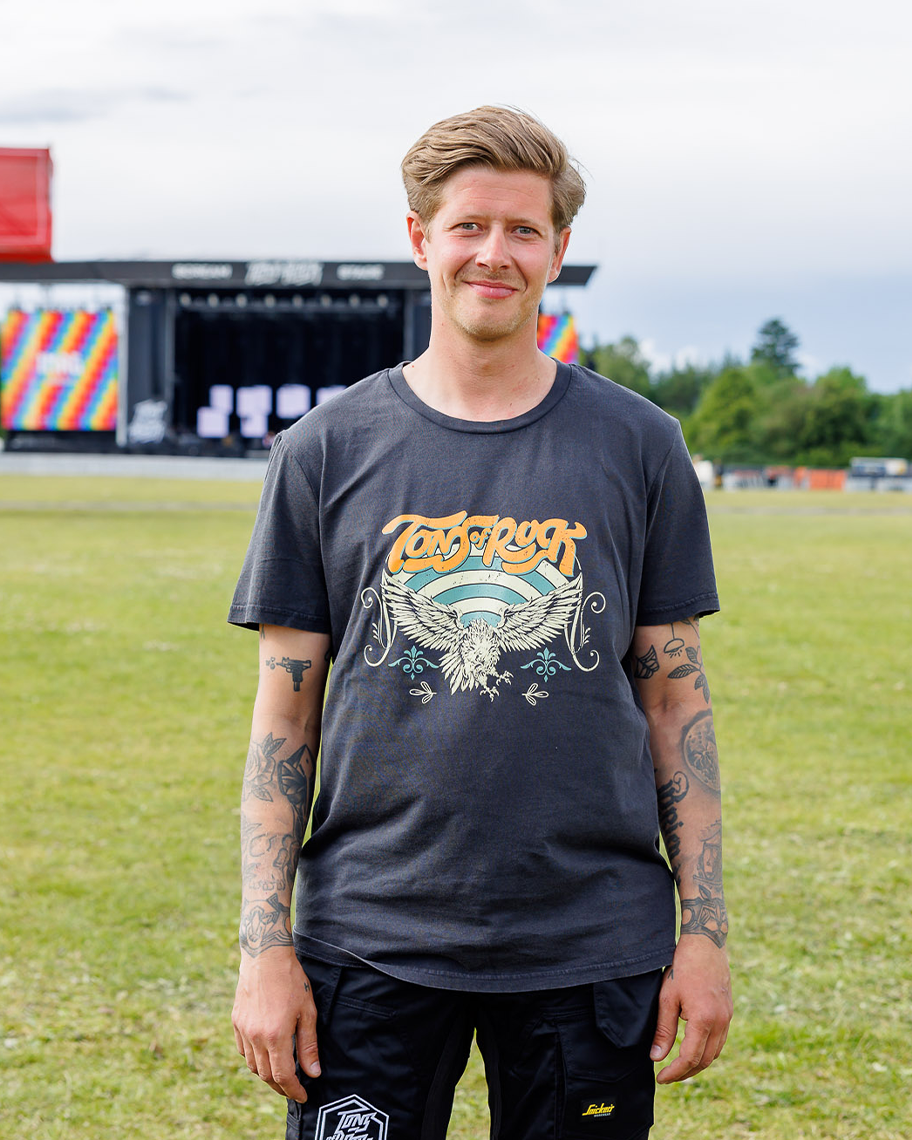 WASHED T-SKJORTE - ØRN