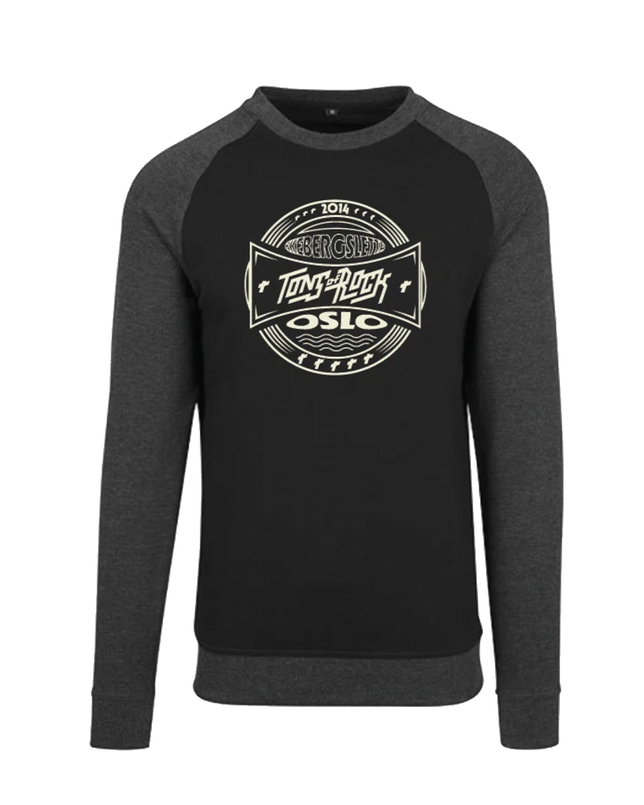 Vintage Circle Logo Grey Arm Crewneck