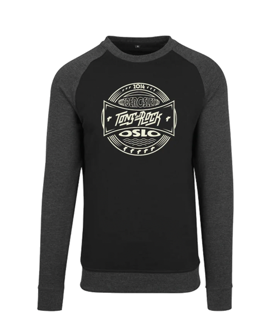 Vintage Circle Logo Grey Arm Crewneck