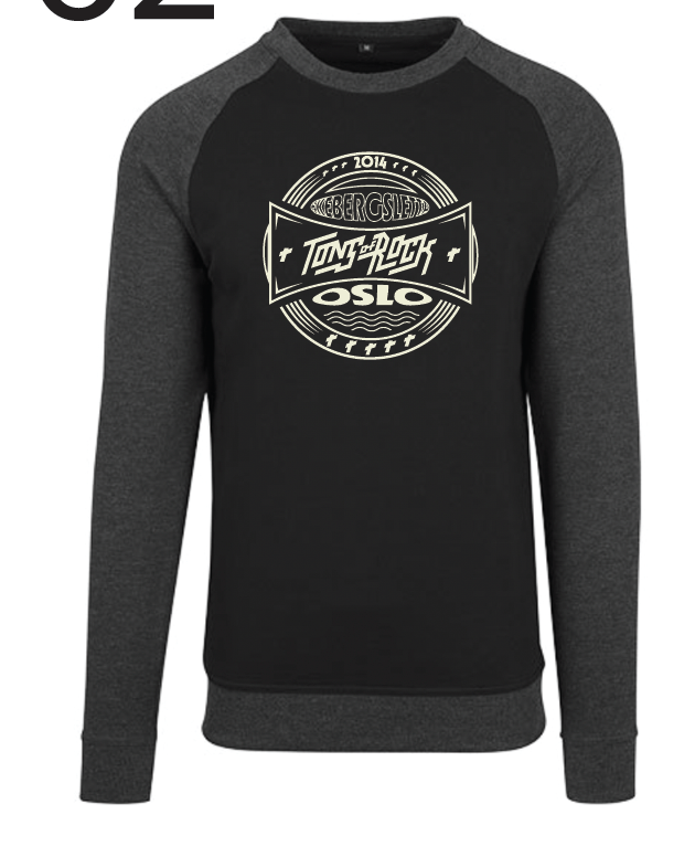 Vintage Circle Logo Grey Arm Crewneck