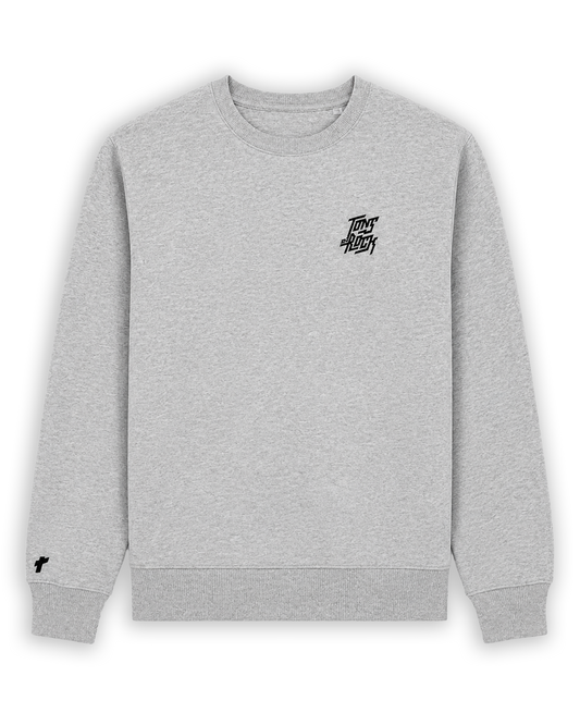 Collage Crewneck – Heather Grey