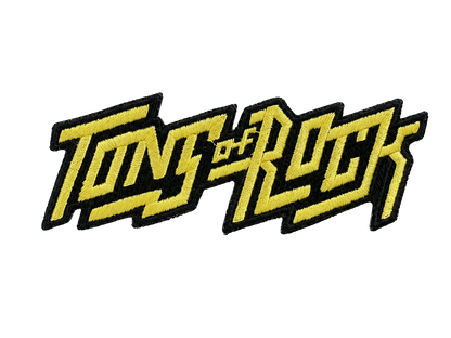 TONS OF ROCK PATCH - FORMSKÅRET LOGO