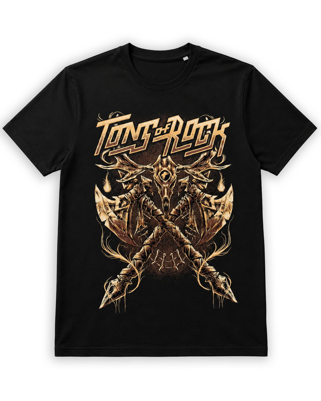 Tons of Rock Battle Axe T-skjorte